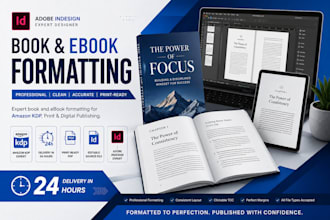 format books and ebooks in adobe indesign for KDP