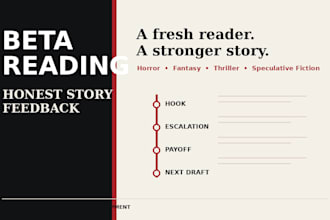 beta read your horror fantasy or thriller manuscript
