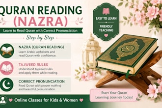 teach noorani qaida online to kids and beginners