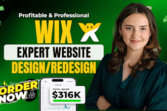design wix website, redesign wix website with SEO and GEO optimization