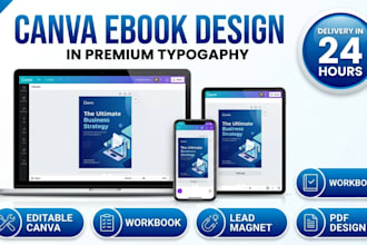 design or redesign canva ebooks, workbooks, and lead magnets