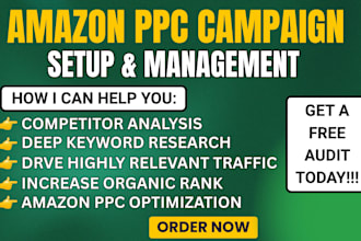 setup and optimize amazon ads campaigns, amazon PPC campaign