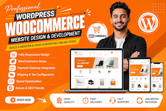 design a responsive woocommerce store in wordpress