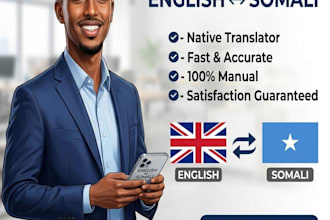 professionally translate english to somali and vice versa
