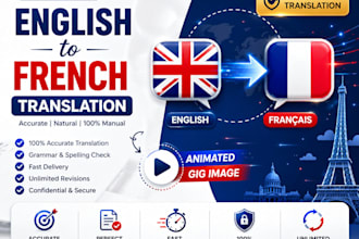 do professional english to french book translation