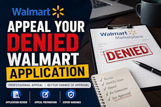appeal your denied walmart application for approval