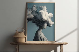 design stunning poster or motivational typography