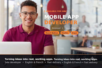 develop a cross platform mobile app with react native, expo