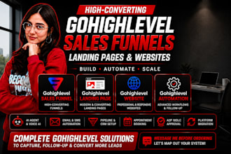 high converting gohighlevel funnels websites