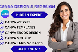 create canva websites canva templates canva portfolio canva landing page mockup