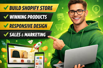 design, redesign, customize and develop a shopify store