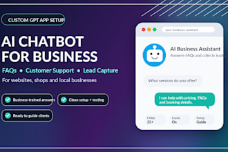 build an ai chatbot for your small business website