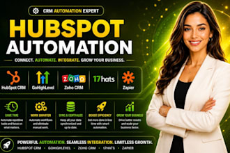 do hubspot automation gohighlevel zoho crm 17hats hubspot crm zapier integration