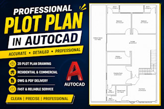 make a plot plan in autodesk autocad