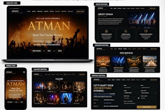 create a modern responsive website for your buisness
