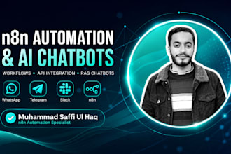 build n8n automation workflows and integrate apis