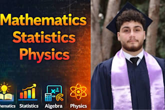 be your math expert, machine learning, stats, math assigment, calculus