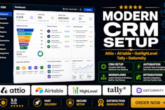 setup attio airtable gohighlevel tally forms deform attio tally CRM for startups