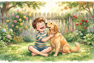 illustration de livre pour enfants, illustration de livre dhistoires, aquarelle