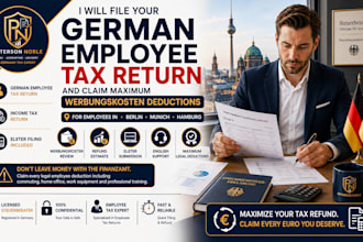 file your german employee tax return and claim maximum werbungskosten deductions
