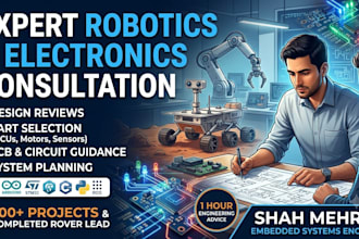 provide expert robotics and embedded systems consultation