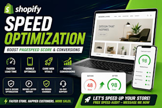 do shopify speed optimization to boost pagespeed score and conversions