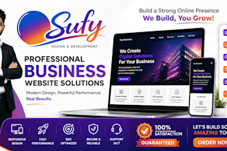 build a professional business website, corporate websites,