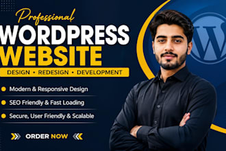 build wordpress responsive site for startups businesses and personal brands