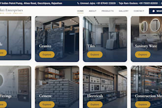 make a complete website