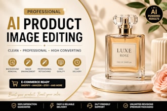 transform your product photos into professional  ai images