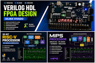 design verilog hdl and fpga rtl projects using xilinx vivado