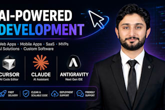 develop full stack web apps with ai assisted development