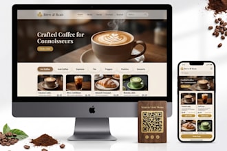 professional qr code digital menu website