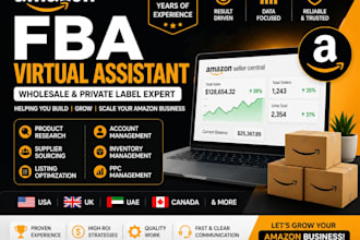 manage your amazon fba wholesale and private lable account