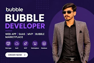 build bubble website, bubble io developer, bubble app, bubble mvp, bubble saas