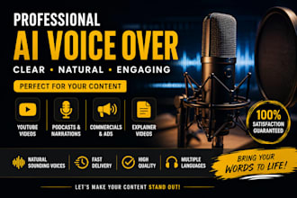 create realistic ai voice overs in hindi and english