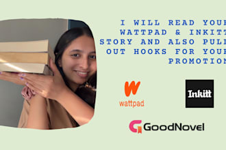 read and comment on your wattpad or inkitt story and create viral hooks
