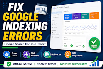 fix google search console indexing and crawl errors