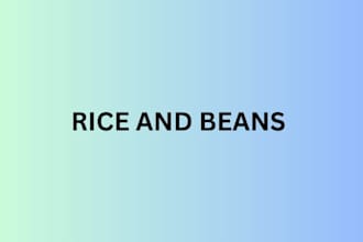 cook rice and beans