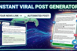 build an ai telegram bot with web parser