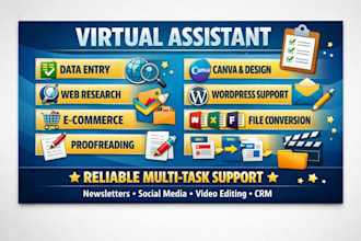 be your personal administrative virtual assistant and data entry