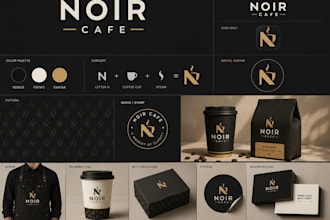 design a minimalist cafe or coffee logo