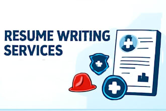 write or rewrite a professional public safety resume