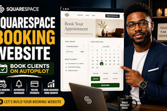 build a squarespace booking website for coaches and service businesses