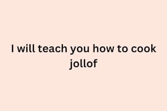teach you how to cook jollof rice