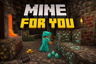 be your minecraft worker for mining, farming and grinding