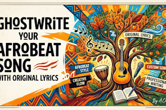 ghostwrite your afrobeat song with original lyrics