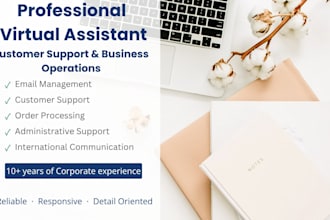 be your professional virtual assistant and business support