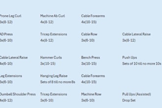create workout plans for the gym to maximise hypertrophy