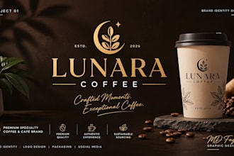 design a premium brand identity